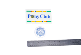 United States Pony Clubs USPC Sticker and Button Pin Badge Collectibles - £2.74 GBP