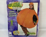2003 GEMMY AIR BLOWN SELF INFLATABLE PUMPKIN COSTUME ONE SIZE FITS MOST - $31.79