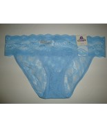 New b.tempt&#39;d by Wacoal Lace Kiss Bikini Panty 978182 Blue Size S - $234.02 MXN