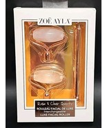 Zoe Ayla Interchangeable Rose Quartz &amp; Clear Quartz Luxe Facial Roller - $18.98
