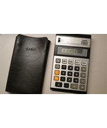 vintage calculator casio JL-110 yellow screen with case - $21.00 CAD