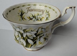 Royal Albert January Flower of the Month Series Snowdrops Cup Teacup Only - £5.81 GBP