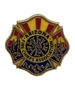 Arizona Fire Chiefs Association Rescue Firefighter Enamel Lapel Hat Pin - £11.25 GBP