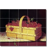 William Harnett Fruit Vegetables Painting Ceramic Tile Mural BTZ04065 - $273.54 CAD+