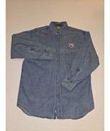 ROUTE 66-Badgers Sportswear-Button Down Shirt-ROUTE 66-NEW MEXICO-Denim ... - $24.89