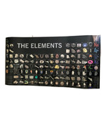 THE ELEMENTS Laminated Illustrated Periodic Table Double Sided 27&quot; x 53&quot;... - £23.97 GBP