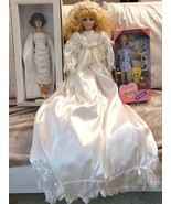 LOT COLLECTIBLE DOLLS~ Jackie Kennedy, Barbie &amp; Tweety &amp; long white dres... - $81.35 CAD