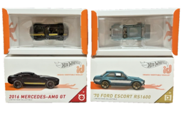 Hot Wheels id Series 1 “2016 MERCEDES-AMG GT”  &amp;  70 ford escort RS1600 LOT - $24.75
