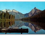 Waptus Lake Cascade Mountains Salmon La Sac Washington UNP Chrome Postca... - $2.92