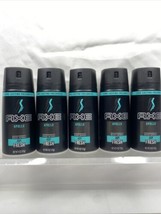 (5) AXE Apollo Deodorant Body Spray All Day Fresh 4 oz - £15.35 GBP