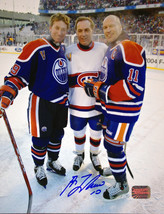 Guy Lafleur, Mark Messier and Wayne Gretzky 8x10 - Montreal - Edmonton - $75.00