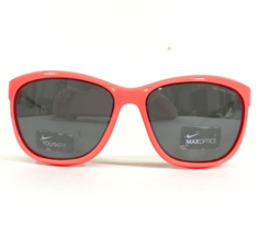 Nike Youth Sunglasses TROPHI EV0820 609 White Neon Orange with Mirrored ... - $46.54