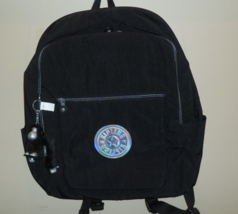 Kipling Chuwy Backpack Bookbag Black Hologram Girls New School - £67.04 GBP
