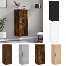 Modern Wooden Rectangular 1 Door Wall Mounted Storage Cabinet Unit With ... - £45.57 GBP+