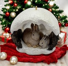 Hallmark Keepsake Snowshoe Rabbits in Winter Christmas Ornament Mark Newman 1997 - $11.89