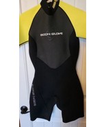 Body Glove Wetsuit Shorty Spring Suit PRO2 2.1mm Women&#39;s 9/10 Black Yellow - £45.19 GBP