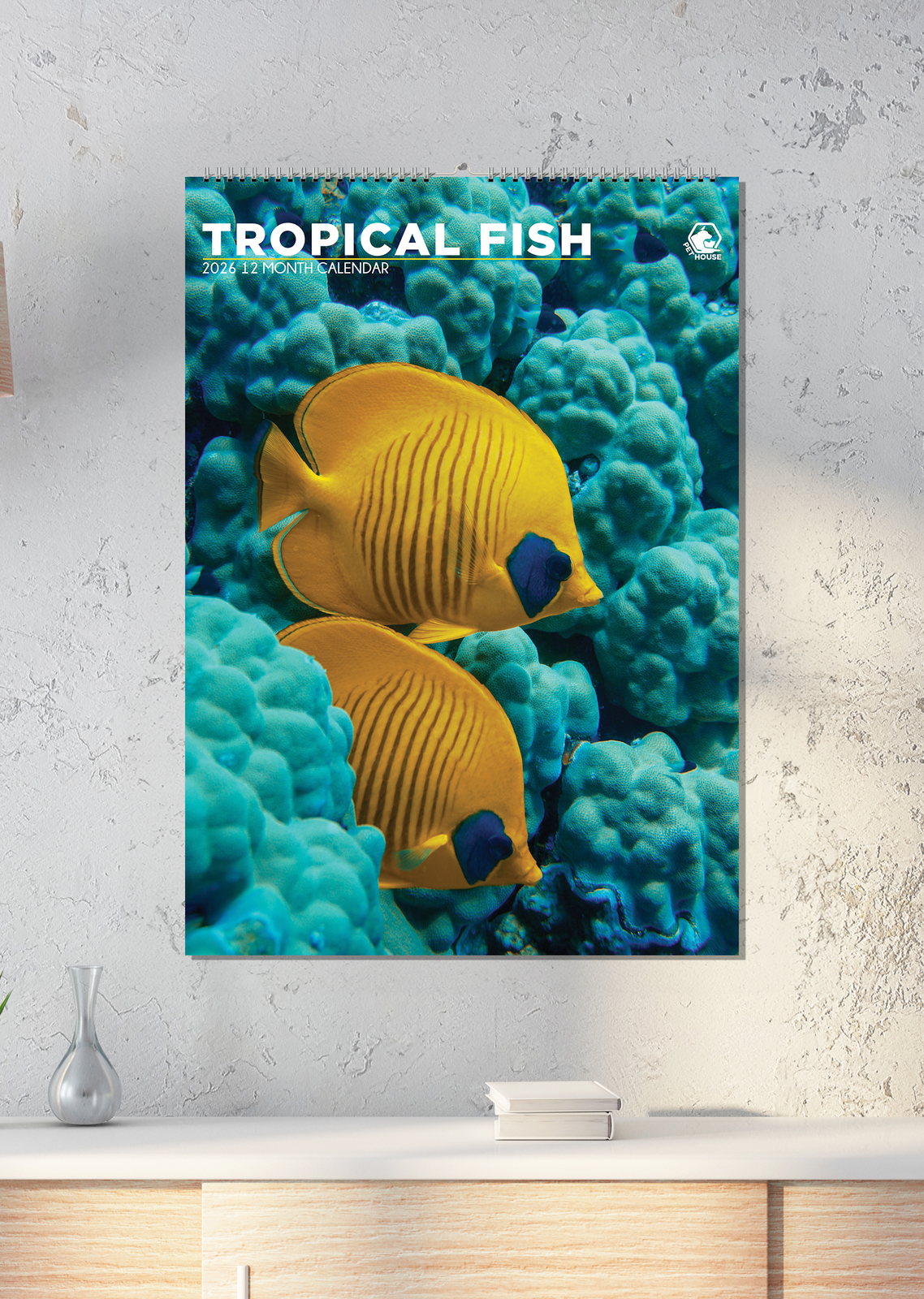 Tropical Fish Calendar 2026 - $19.99