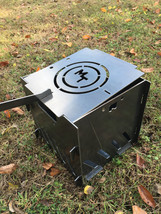 Magnum Target 12” Portable Burn Cage Box Campfire Stove Fire Pit Camping RV - £88.57 GBP