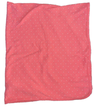 Carter&#39;s Pink White Heart Cotton Jersey Knit Blanket Swaddle Stretchy On... - $254.32 MXN