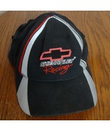 CHEVY RACING Hat Black Trucker Baseball Cap Adjustable Back Chevrolet  - £17.98 GBP