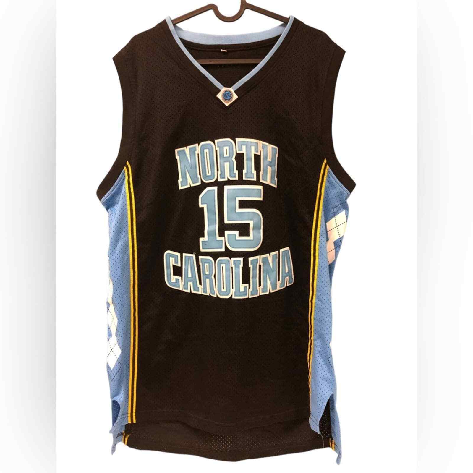 Men&#39;s Basketball Jersey North Carolina #15 Vince Carter size L Large - $42.00