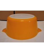 Pyrex Ovenware Bowl Orange 1.5 Qt Open Casserole Dish Handle 474-B Vintage - £23.74 GBP