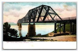 Grand Eads Bridge Memphis Tennessee TN UNP DB Postcard W18 - £3.91 GBP