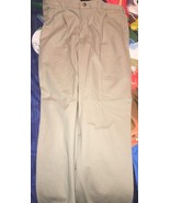 LEE Custom Fit Tan khaki cotton/poly flat Bottoms Size (Men&#39;s) 36, Insea... - $190.42 MXN