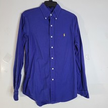 Mens Ralph Lauren Long Sleeve Button Front 100% Cotton Shirt Size Small - £17.11 GBP