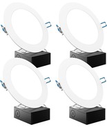 Sunco 4 Pack 6 Inch Ultra Thin Led Recessed Ceiling Lights Slim, 5000K, Etl - $57.58 CAD