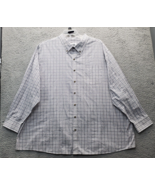 HB Casual Shirt Mens 3XL Multi Plaid Cotton Long Sleeve Collared Button ... - $31.84 CAD