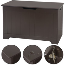 Chest Storage Trunk Wood Bedroom Large Box Blanket Books Shoes Toys Wooden - £75.90 GBP