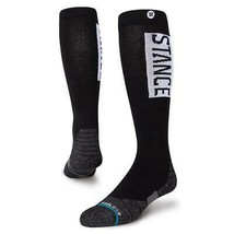 Stance OG Feel 360 Wool Blend Thick White Logo Black OTC Socks Men&#39;s 9-1... - £18.37 GBP