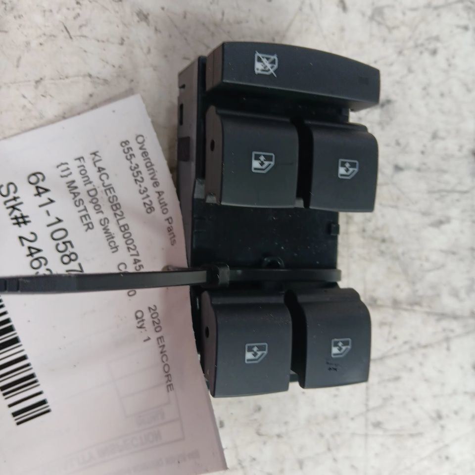 Front Door Driver&#39;s Master Switch Fits 17-22 Buick Encore - $64.79