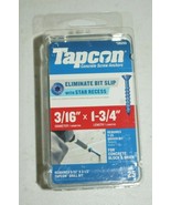 Tapcon 3/16 x 1-3/4 in. L Star Flat Head Concrete Screws 25 pk - $10.88