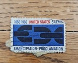 US Stamp Emancipation Proclamation 1963 5c Used - $0.94