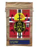 NORSEMAN VIKING BURLAP BAG #66 norwegian oden art wall tapestry longship... - $22.58 CAD