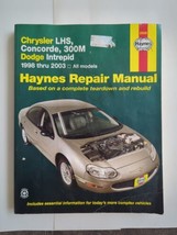 Haynes Repair Manual 25026 For Chrysler 300M, Concorde, Intrepid, &amp; LHS - $9.49