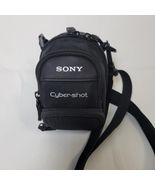 Sony Cyber-shot Camera Carry Travel Bag Case Black Unused Adjustable Strap - $308.47 MXN