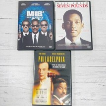 Men In Black Seven Pounds Philadelphia Dvd Will Smith Denzel Washington 3 Movie - £23.96 GBP