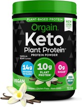 Orgain Organic Keto Vegan Protein Powder, Vanilla Bean - 10g Plant Based Protein - £43.29 GBP