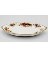 Vtg Old Country Roses Royal Albert Oval Handled Dish 8.5/8&quot; x 5.1/8&quot; - $37.39