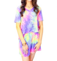 Jess Lea carly lounge wear shorts set Tie Dye - $734.84 MXN