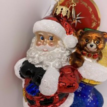 Christopher Radko He API Ng Holiday Helping Christmas Glass Ornament #1019306 New - £38.88 GBP