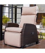 Grand Patio Outdoor Recliner Patio All-Weather Wicker Reclining Chair Pool - $5,455.05 MXN