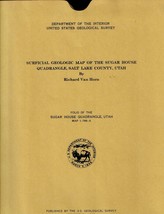 USGS Geologic Map: Surficial Geology Sugar House Quadrangle, Utah - £10.30 GBP