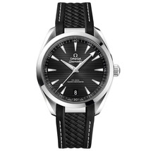 Authenticity Guarantee 
Omega Men&#39;s Aqua Terra Black Dial Watch - O2201241210... - £4,531.84 GBP