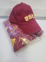 USC Trojans Nike Therma-Fit Pullover NCAA Sweatshirt Men Large/ Hat Combo - £38.64 GBP