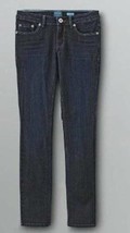 Girls Jeans Skinny Levis Signature Blue Adjustable Waist Denim Plus $36-sz 16.5 - £12.66 GBP