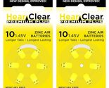 Hearclear Size 10 PR230 Hearing Aid Batteries Yellow Tab (60 Batteries) ... - £4.65 GBP+